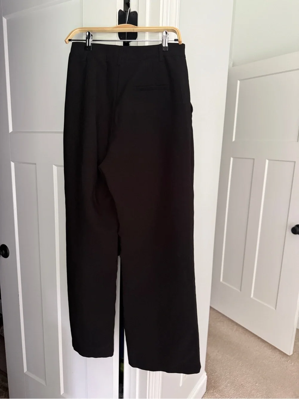 DISSH Harley wool blend black trousers high rise pants